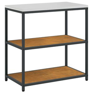 vidaXL Virtuves plauktu komplekts HATTEM Rūsa 90 x 50 x 92 cm Tērauds