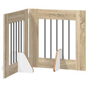vidaXL Salokāms suņu vārti ar statīviem 2 gab. 120,5 cm
