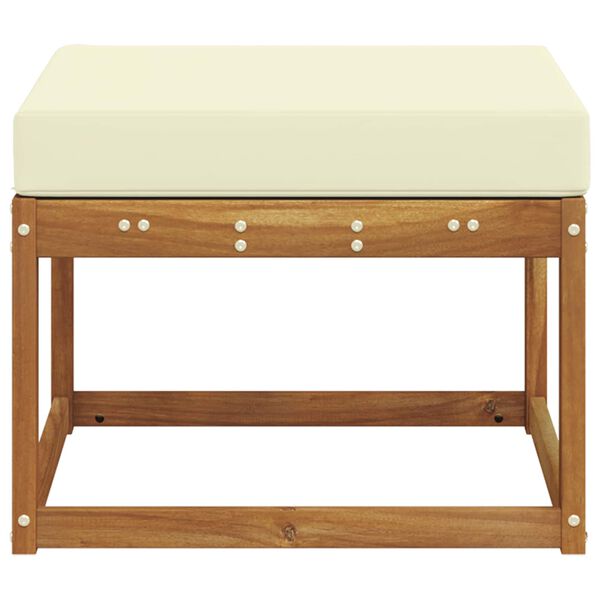 vidaXL Āra krēsls Cietā akācijas koks Dabiska