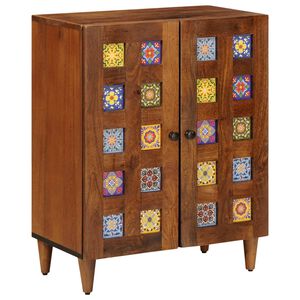 vidaXL Puse Valriekstu koks 60 x 33 x 75 cm Cieta mango koksne