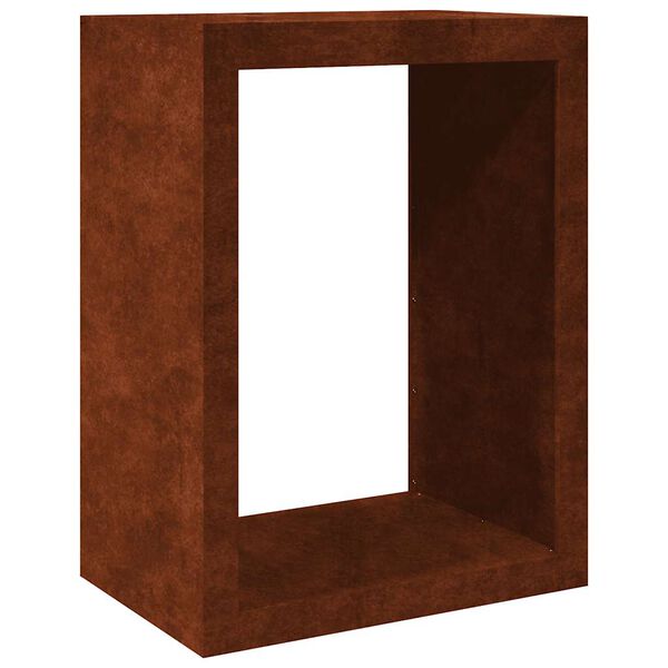 vidaXL Malkas plaukts 60x40x80 cm, laikapstākļiem izturīgs tērauds