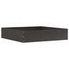 vidaXL Zāliena Apmale 60 x 60 x 13 cm Tērauds Melns