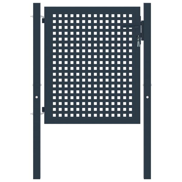 vidaXL žoga vārti, antracīta krāsā, 102x75 cm, tērauds