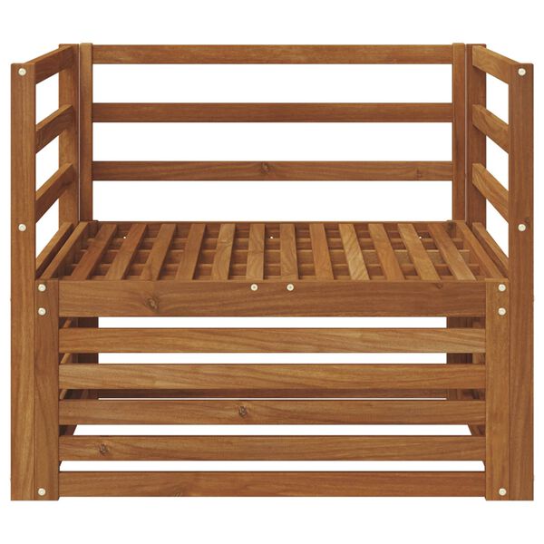 vidaXL 2 Gabals Dīvāns ar rokām Dabiska