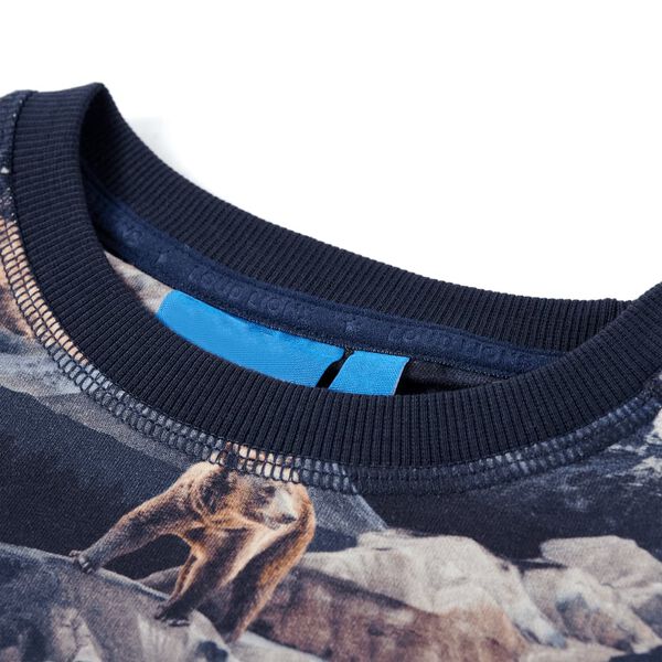 Bērnu džemperis, tum&scaron;i zils, 104