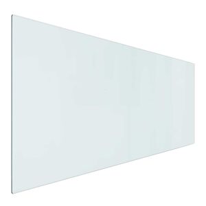 vidaXL Kamīna stikla plāksne Caurspīdīgs 120 x 50 cm Stikls