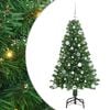 vidaXL Mākslīgā Ziemassvētku eglīte su 150 LED ar statīvu Zaļa 150 cm