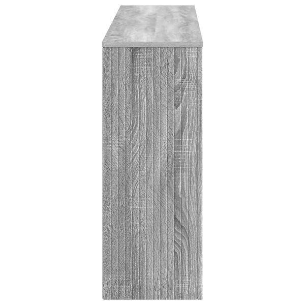 vidaXL Konsoles galds Pelēka Sonoma 155 x 29 x 74 cm Inženierijas koks
