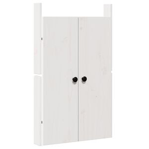 vidaXL Virtuves durvis MEPPEL Balts 50 x 9 x 82 cm Priedes masīvkoks