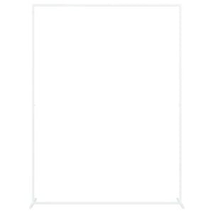 vidaXL Kāzu arka Balts 150 x 49,5 x 200 cm Tērauds