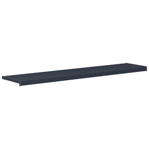 vidaXL Logu palodze Antracīts ar koka tekstūru 120 x 35 x 4,5 cm PVC