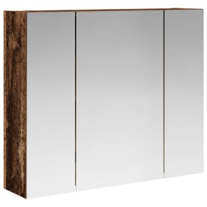 vidaXL Vannas istabas spoguļu skapis Vecs koks 60 x 14,5 x 50 cm
