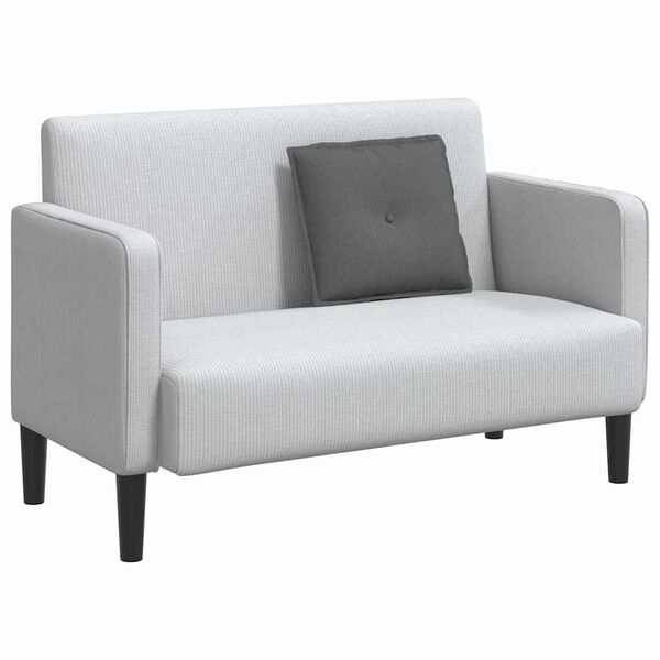 vidaXL Atpakaļ spilvens Tum&scaron;i pelēks 50 x 19 x 45 cm audums