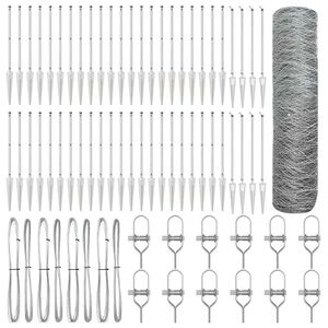 vidaXL Žoga āķis Sudraba 100 x 0,5 m (36 mm acs) Tērauds