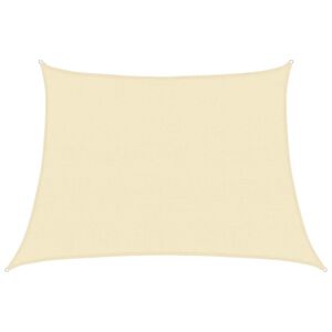 vidaXL saulessargs, 160 g/m&sup2;, krēmkrāsas, 4/5x3 m, HDPE