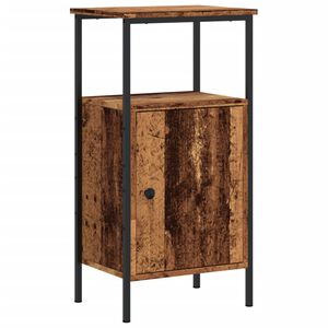 vidaXL naktsskapītis, veca koka, 41x31x80 cm, inženierijas koks