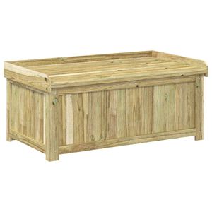 vidaXL Āra spilvenu kastīte Impregnēts priedes koks 104 x 60 x 47 cm