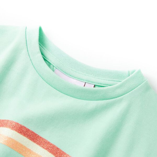 Bērnu kleita ar aukliņu, spilgti zaļi, 116