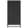vidaXL apavu skapītis, melns, 48x38x97,5 cm, inženierijas koks