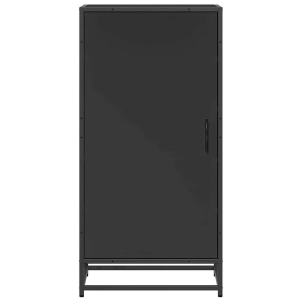 vidaXL apavu skapītis, melns, 48x38x97,5 cm, inženierijas koks