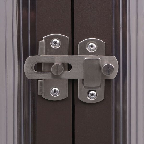 vidaXL siltumnīca, 240x211x232 cm, alumīnijs