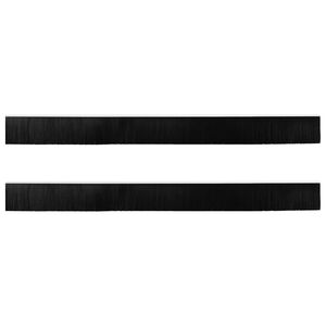 vidaXL Pa&scaron;līpojo&scaron;as durvju birstes 2 pcs Balts 100 cm