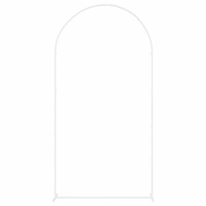 vidaXL Kāzu arka Balts 100 x 39 x 200 cm Tērauds