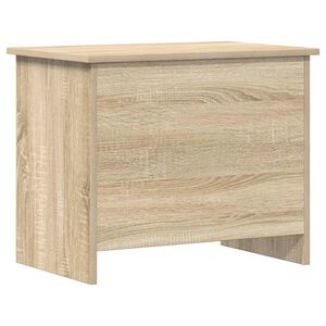 vidaXL Uzglabā&scaron;anas kaste ar uzglabā&scaron;anu Sonomas ozols 60 x 40 x 50 cm