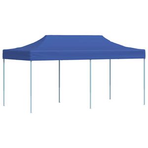 vidaXL saliekama telts, 3x6 m, ātri uzstādāma, zila