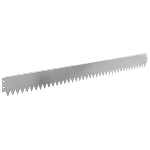 vidaXL Zāliena Apmale 30 gab. 103 x 10 cm Tērauds Sudraba