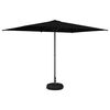 vidaXL Dārza parasols ar pamatu 200 x 300 cm Poliesters Taisnstūra