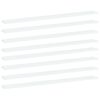 vidaXL plauktu dēļi, 8 gab., balti, 100x10x1,5 cm, skaidu plāksne