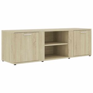 vidaXL TV skapītis, ozolkoka krāsa, 120x34x37 cm, inženierijas koks