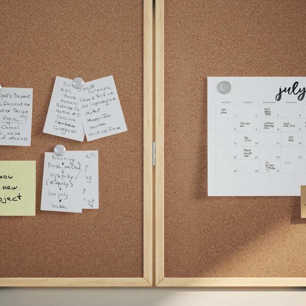 vidaXL Korķa dēlis Brūna 80 x 1.4 x 80 cm Priedes masīvkoks