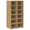 vidaXL apavu plaukts Artisan ozols 54x34x100,5 cm inženierijas koks