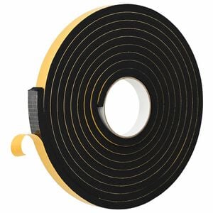 vidaXL Pa&scaron;līpo&scaron;a putas lente 20 pcs Melns 20mm x 5m CR putuplasts