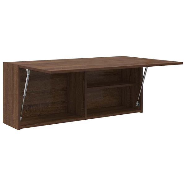 vidaXL vannasistabas sienas skapītis, 100x25x40 cm, inženierijas koks