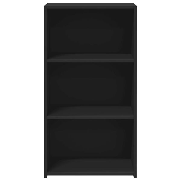 vidaXL plaukts, melns, 50x41x93 cm, inženierijas koks