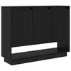 vidaXL Puse Melns ozolkoks 97 x 29 x 75 cm Inženierijas koks