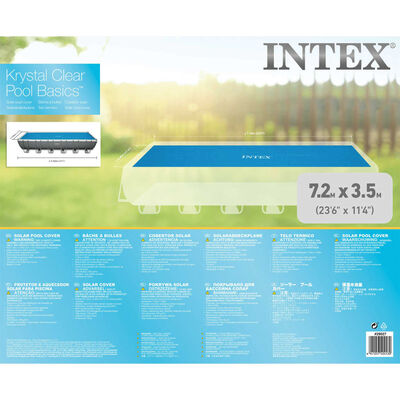 Intex solārais baseina pārsegs, taisnstūra, 732x366 cm