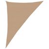vidaXL saulessargs, 160 g/m&sup2;, pelēkbrūns, 4x5x6,8 m, HDPE