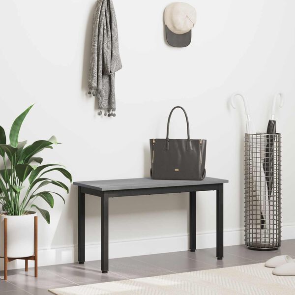 vidaXL sols Pelēks Sonoma 80 x 35 x 45 cm Inženierijas koks