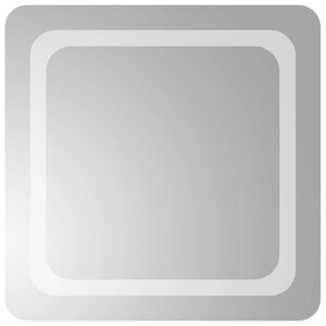 vidaXL vannasistabas spogulis ar LED, 50x50 cm