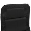 vidaXL sauļo&scaron;anās krēsli, 2 gb., saliekami, melns tekstilēns, tērauds