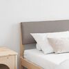vidaXL Mīkstināts gultas galvgalis Pelēkbrūna 180 cm