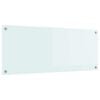 vidaXL Virtuves aizsargpaneļi Piens 100 x 40 cm rūdīts stikls