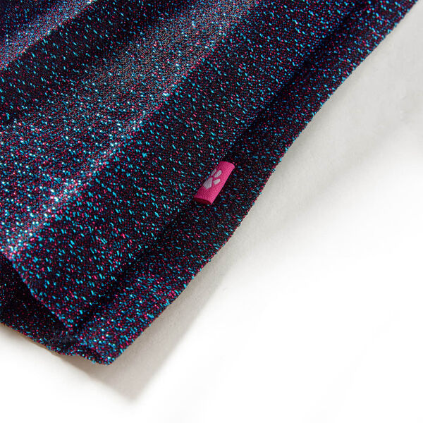 Bērnu svārki ar fliteriem, tumši zili, 128