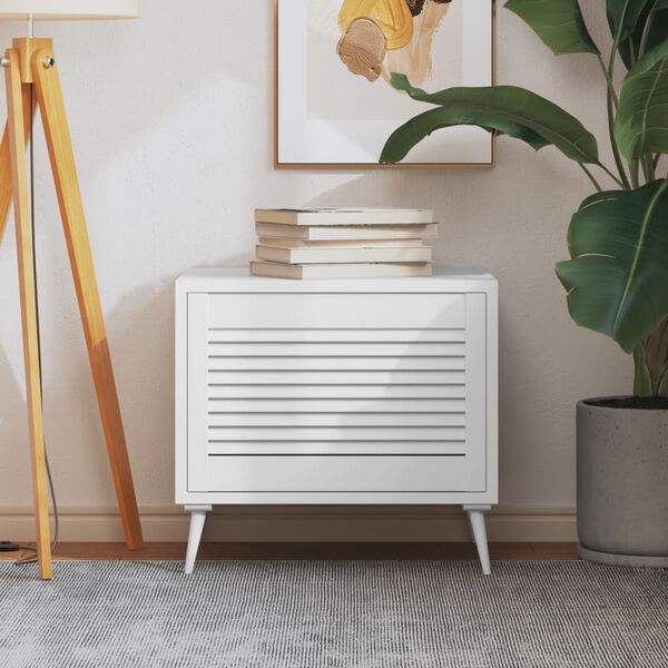 vidaXL skapja durvis, žalūziju dizains, 39,5x59,4 cm, priedes koks