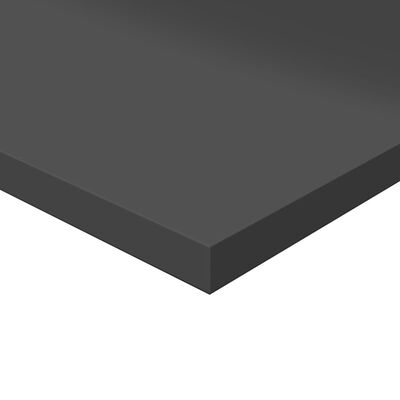 vidaXL plauktu dēļi, 4 gab., pelēki, 40x50x1,5 cm, skaidu plāksne