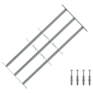 Regulējama logu dro&scaron;ības reste ar 3 stieņiem, 700 - 1050 mm